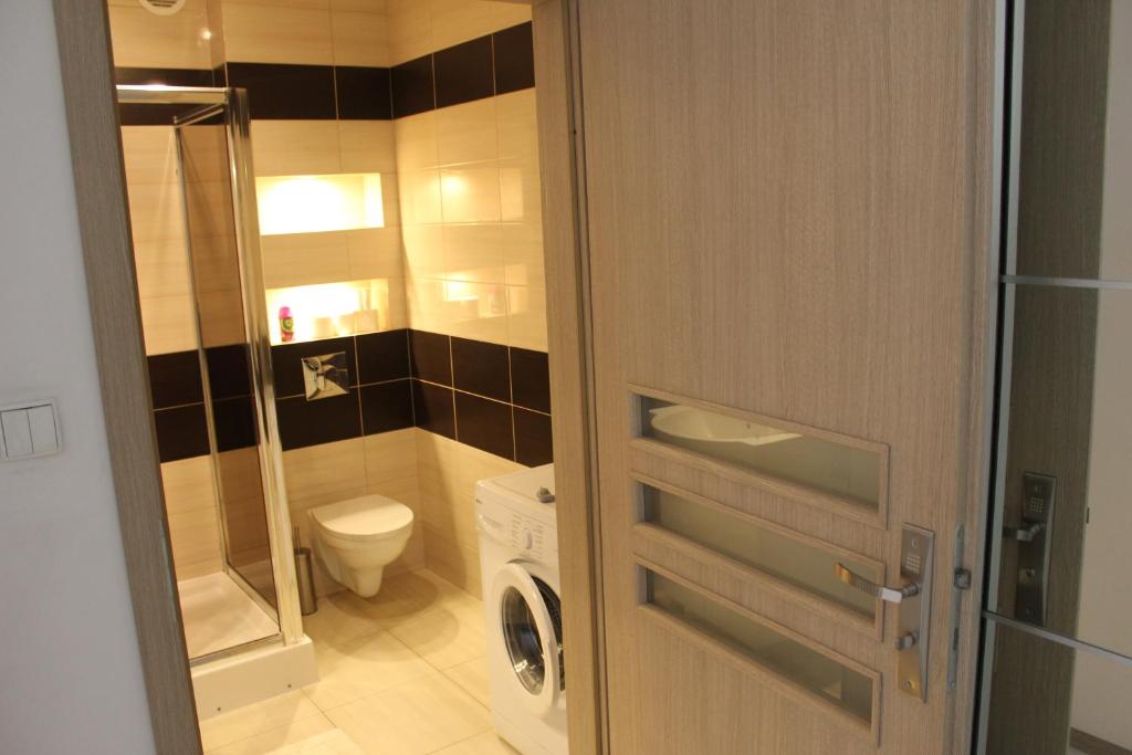 Kúpeľňa v ubytovaní Apartament Sadowa