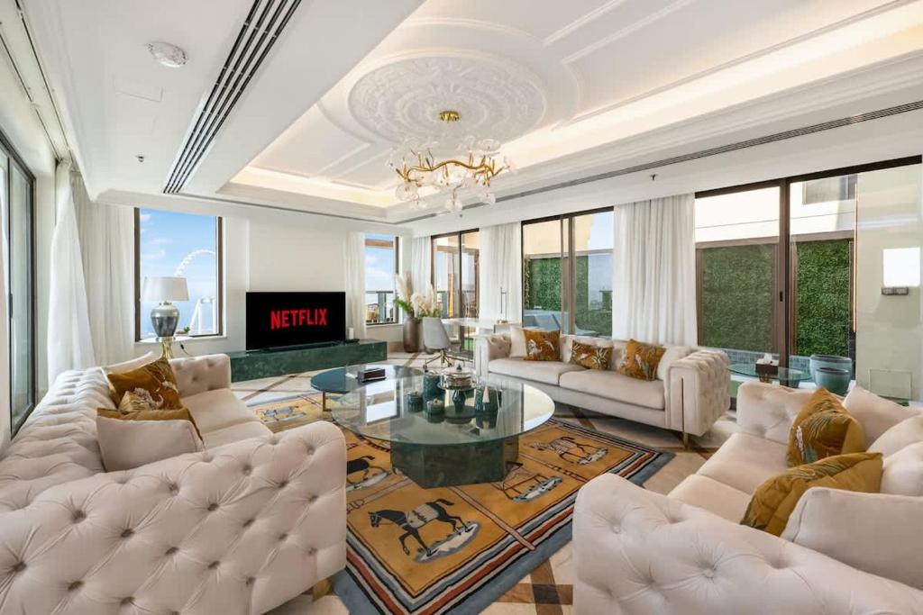 FAM Living- Luxe Penthouse in JBR Marina - Panaromic Sea View