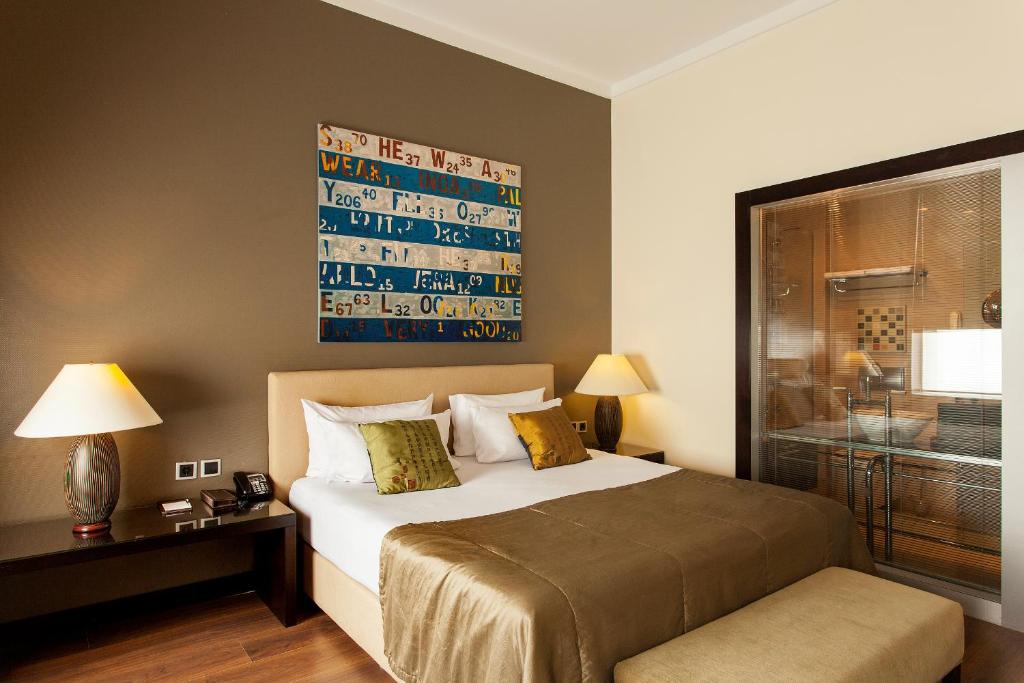 Postel nebo postele na pokoji v ubytování Quentin Design Hotel Berlin