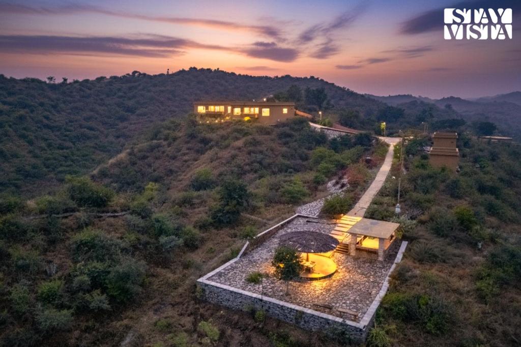 Příroda nedaleko vily