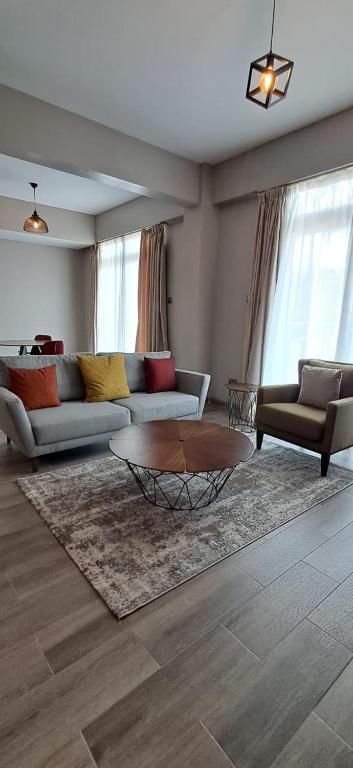 Posezení v ubytování Infinity 2bedroom Newly built Apartment