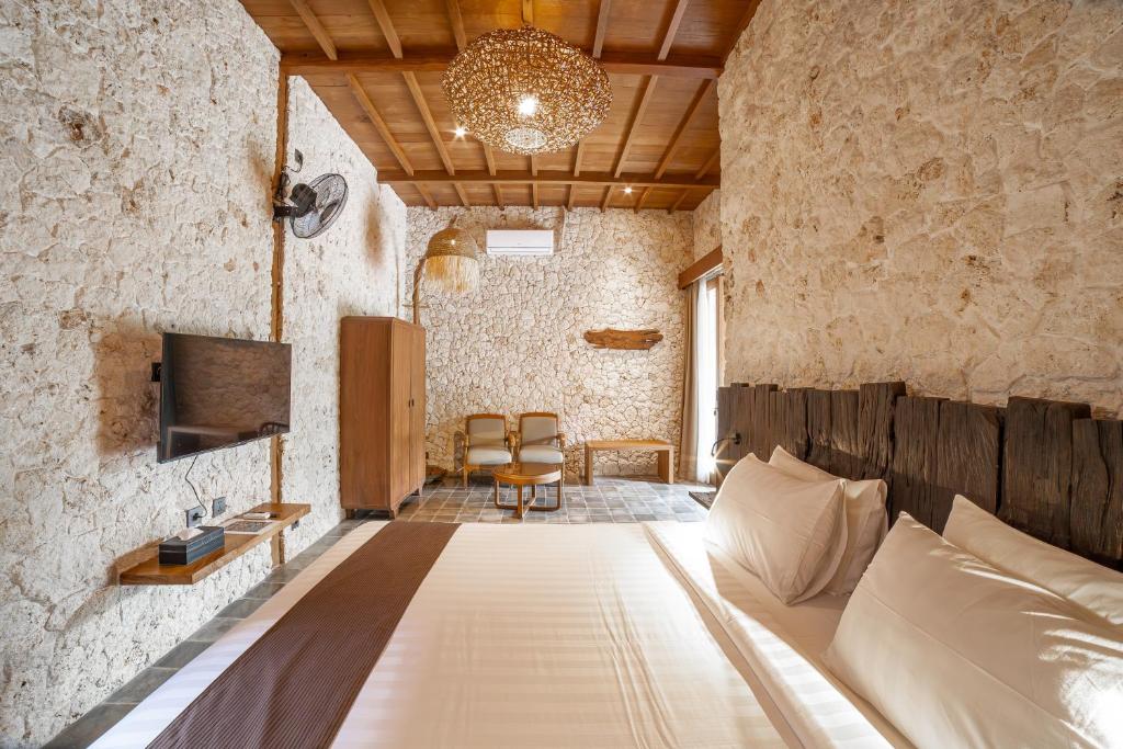 Postel nebo postele na pokoji v ubytování Imalee - Cottage