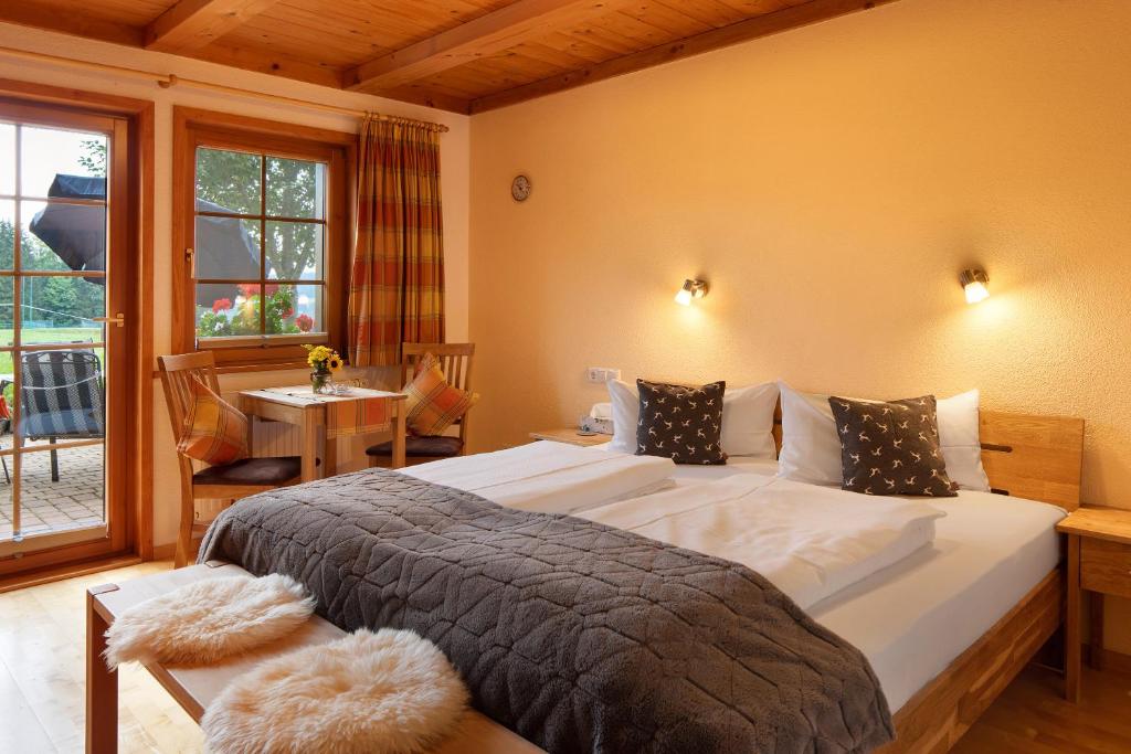 Ένα ή περισσότερα κρεβάτια σε δωμάτιο στο Hirschsprung