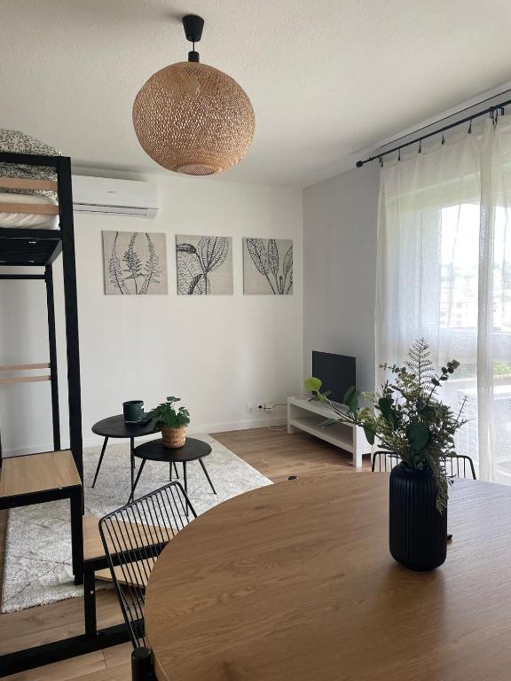 Et tv og/eller underholdning på À deux pas du centre ville