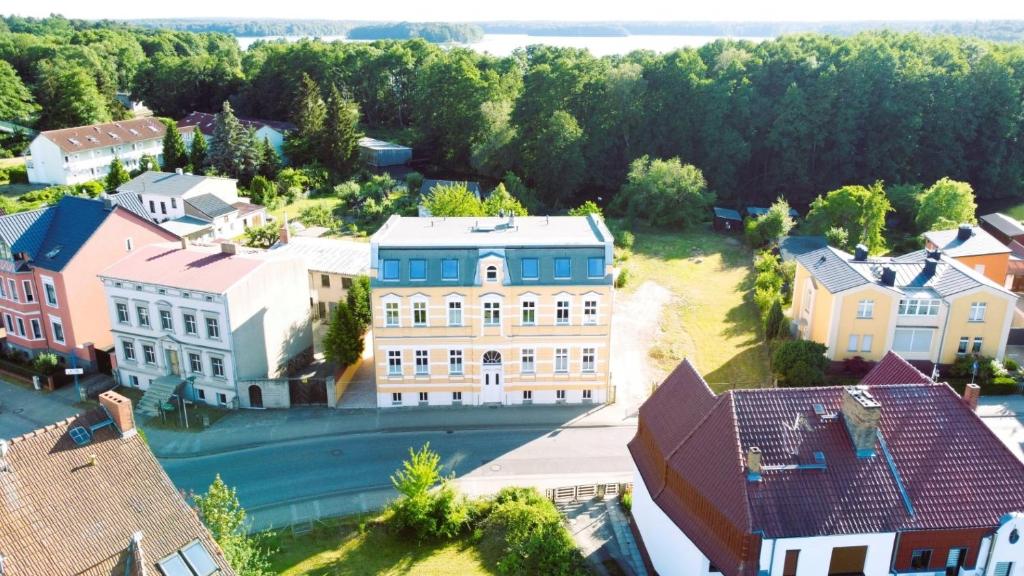 Άποψη από ψηλά του Alt-Berliner Schwanenhof Ferienwohnung DG links