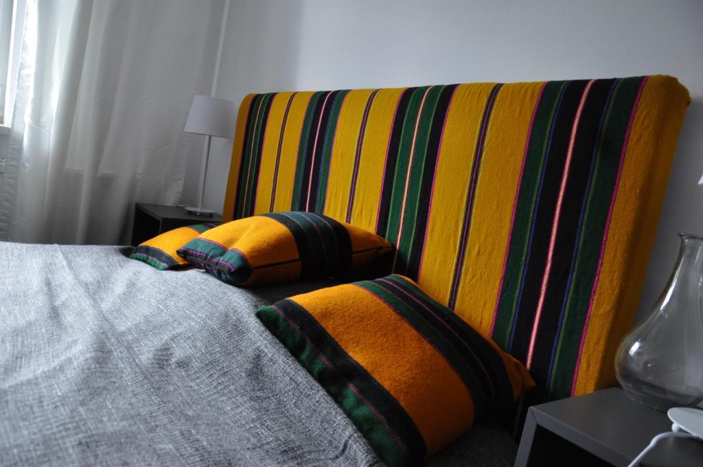Posteľ alebo postele v izbe v ubytovaní Cichy Apartament na Nowym Świecie