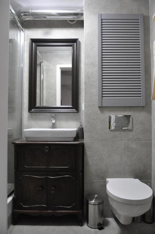 Kúpeľňa v ubytovaní Cichy Apartament na Nowym Świecie