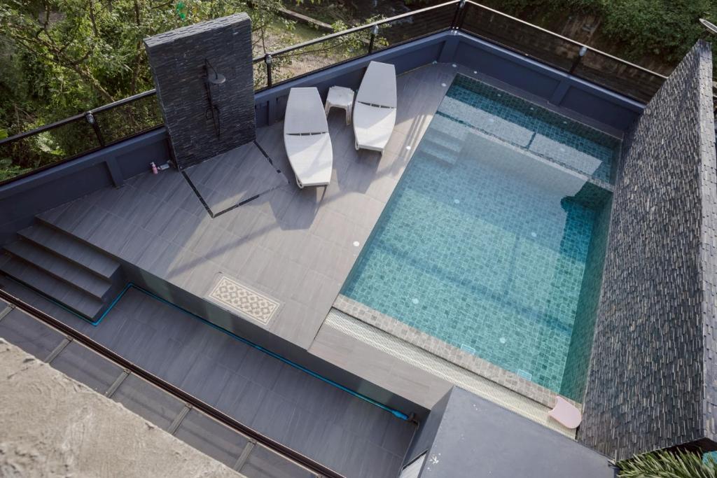 Bazén v ubytování Kathu Pool villa 4 bedroms nebo v jeho okolí