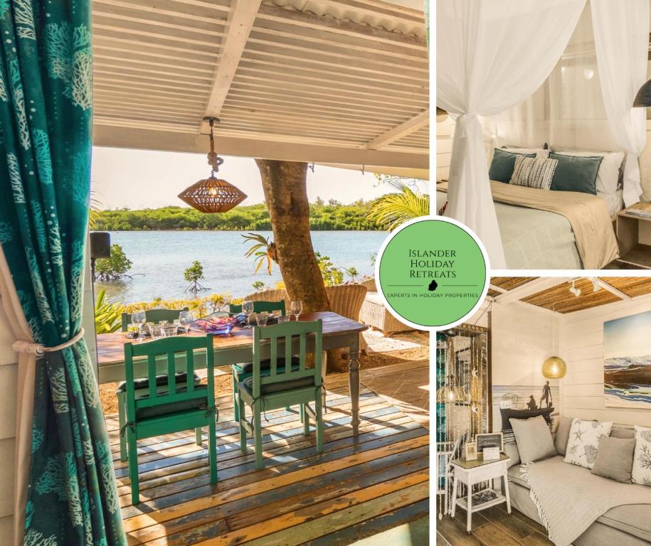 Posezení v ubytování La Cabane du Pecheur