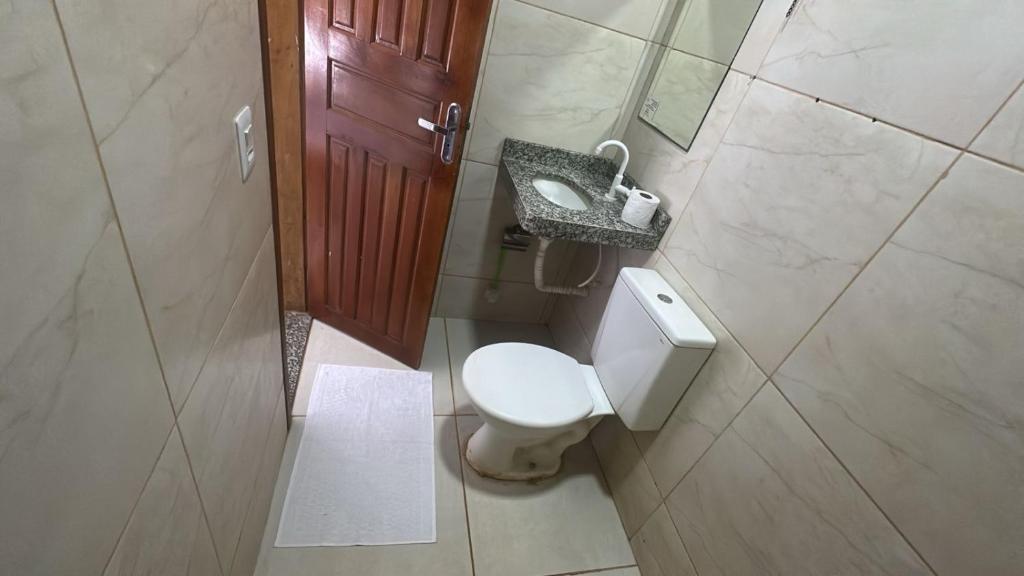 Koupelna v ubytování Varandas Hotel