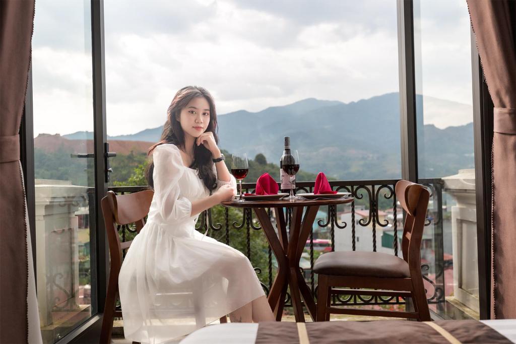 Nespecifikovaný výhled na hory nebo výhled na hory při pohledu z apartmánu