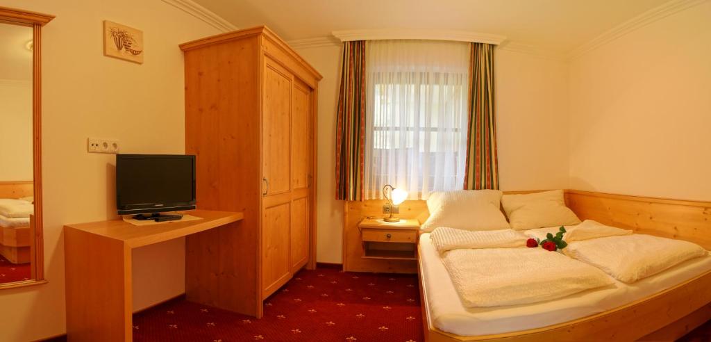 TV a/nebo společenská místnost v ubytování Landhaus Maurer