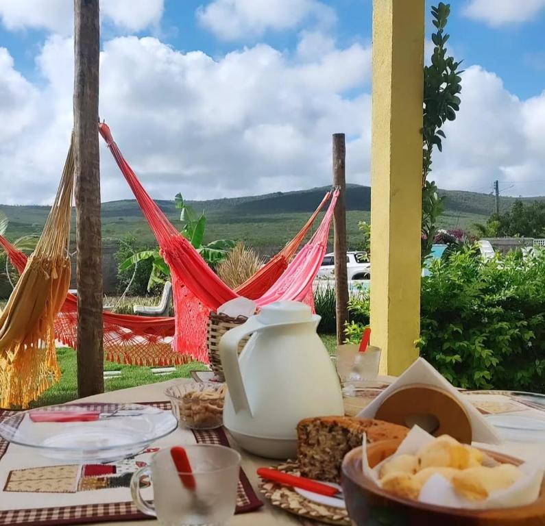 Jídlo v prázdninového domu nebo okolí