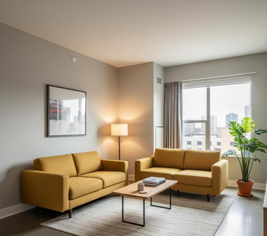 Χώρος καθιστικού στο Antep Garden apart