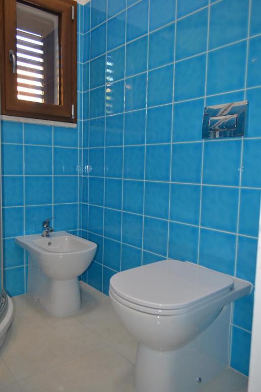 Koupelna v ubytování B&B l'Antropologo