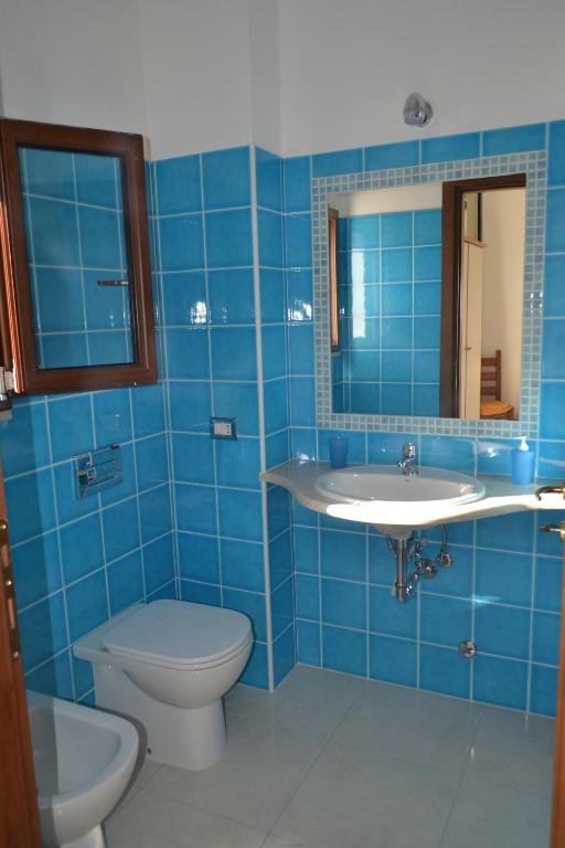 Koupelna v ubytování B&B l'Antropologo