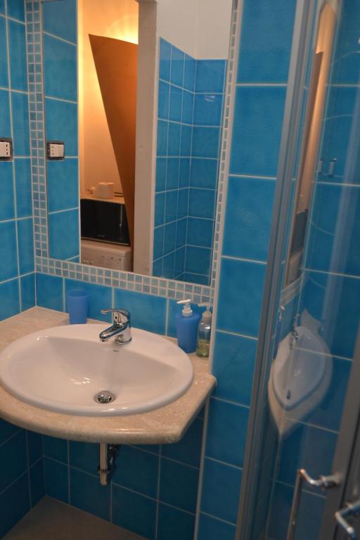 Koupelna v ubytování B&B l'Antropologo