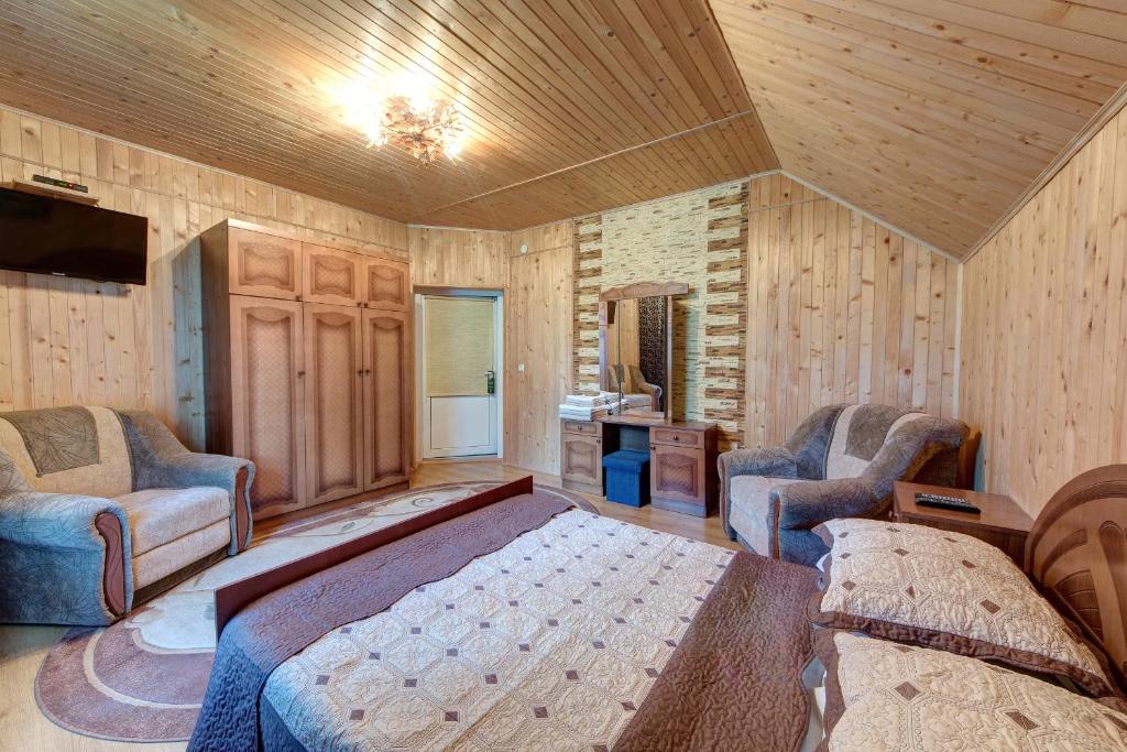 Postel nebo postele na pokoji v ubytování Guest House Velet