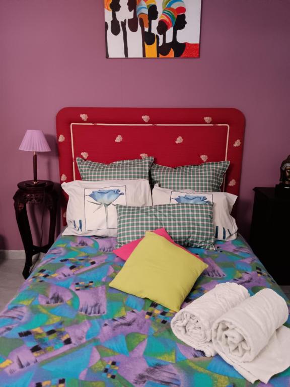 Postel nebo postele na pokoji v ubytování Lisbon Coast Flat