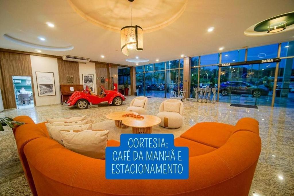 Posezení v ubytování Hotel Golden Park Sorocaba & Convenções by Nacional Inn