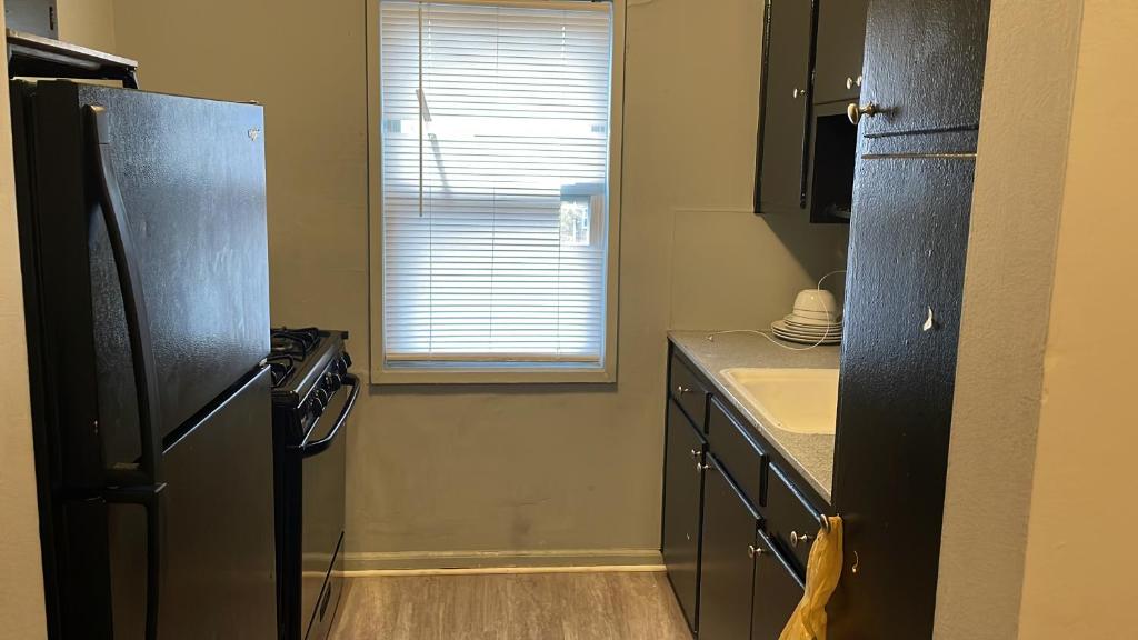 Kuchyň nebo kuchyňský kout v ubytování Stoners Sanctuary