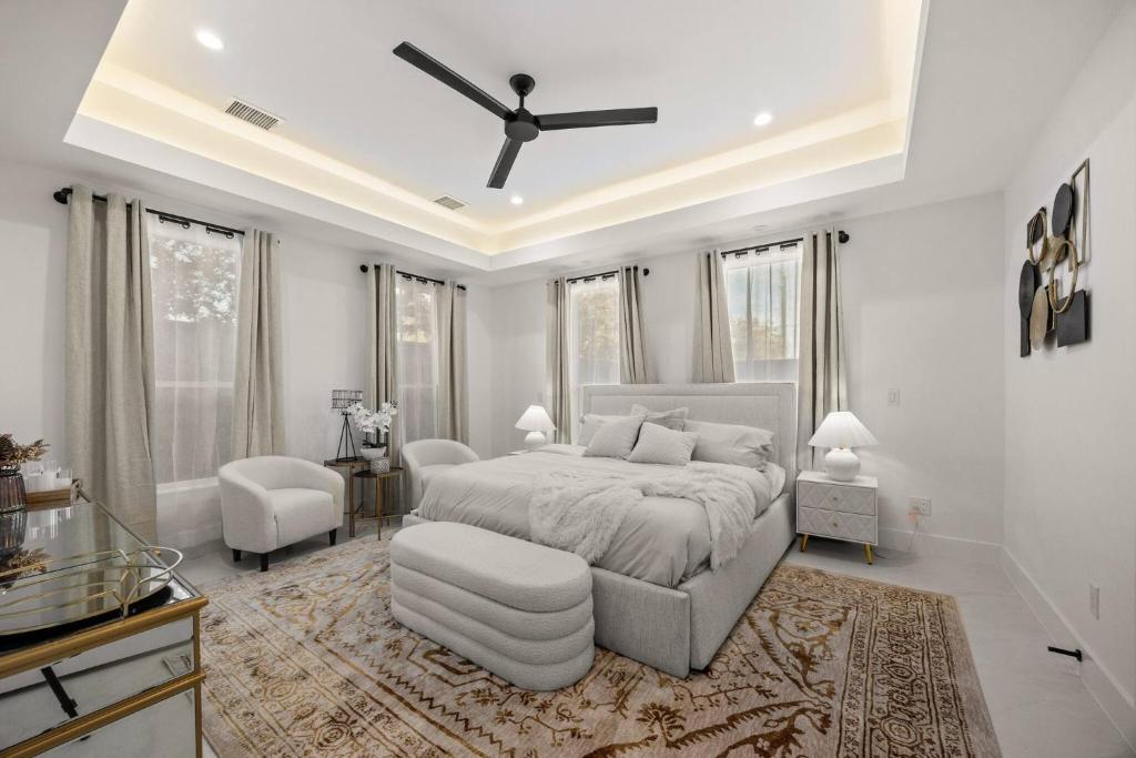 Posezení v ubytování Festive Villa in Richardson/Dallas