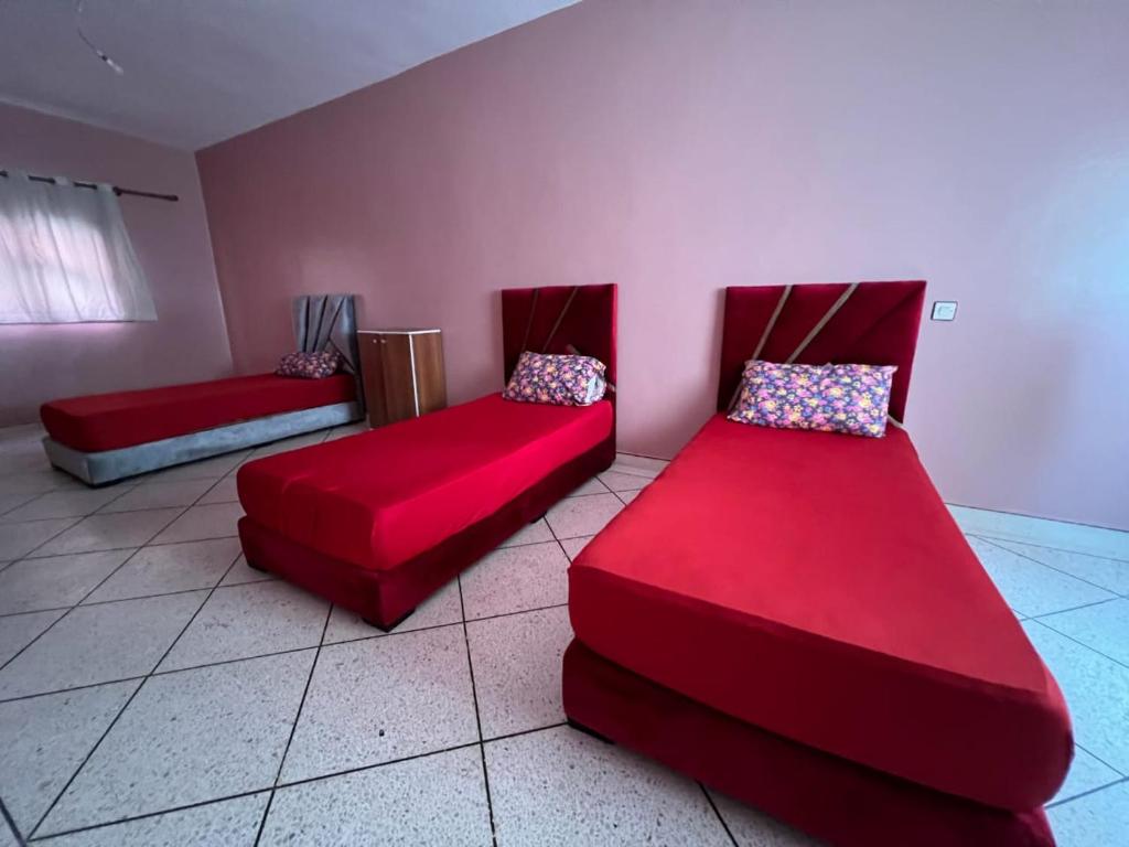 Ένα ή περισσότερα κρεβάτια σε δωμάτιο στο haven