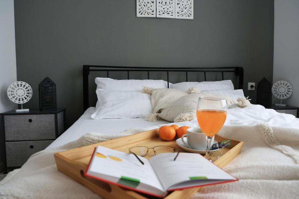 Postel nebo postele na pokoji v ubytování Mrežnički kutak