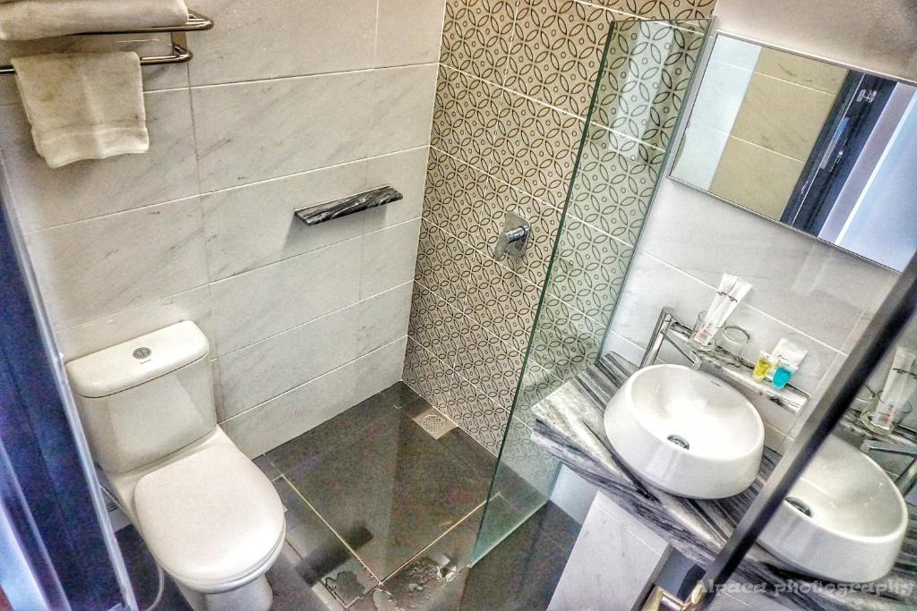 Koupelna v ubytování Nex Hotel Johor Bahru