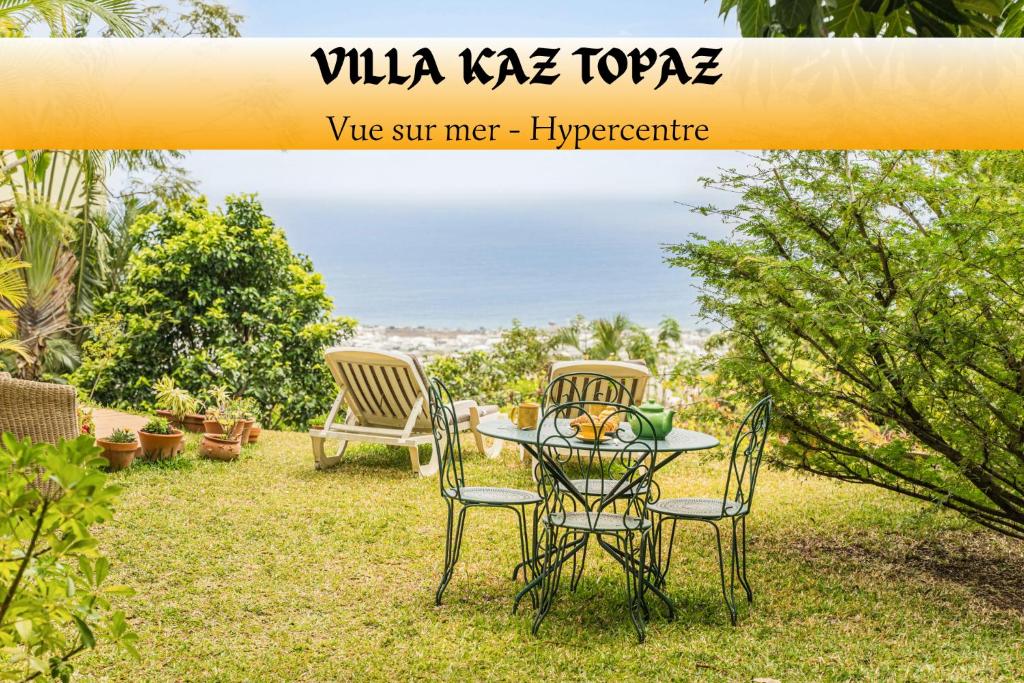 Κήπος έξω από το Villa Kaz Topaz - Spacieuse et Vue sur mer - Wiskeys