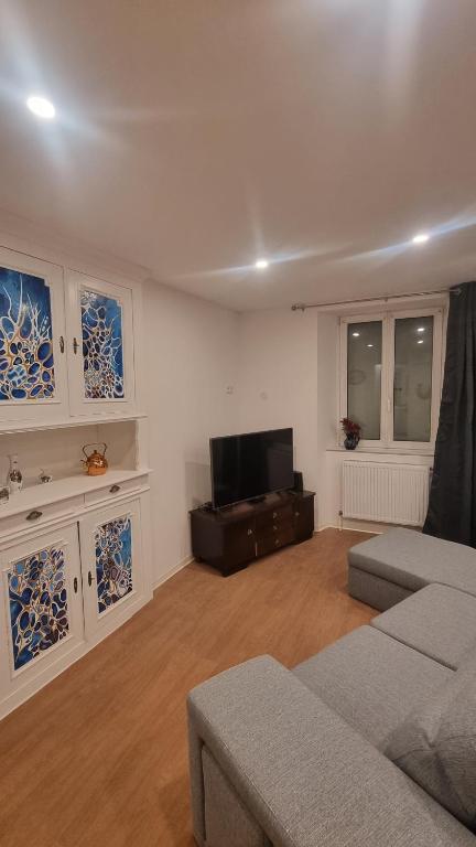 Χώρος καθιστικού στο Gîte chez Suzannala