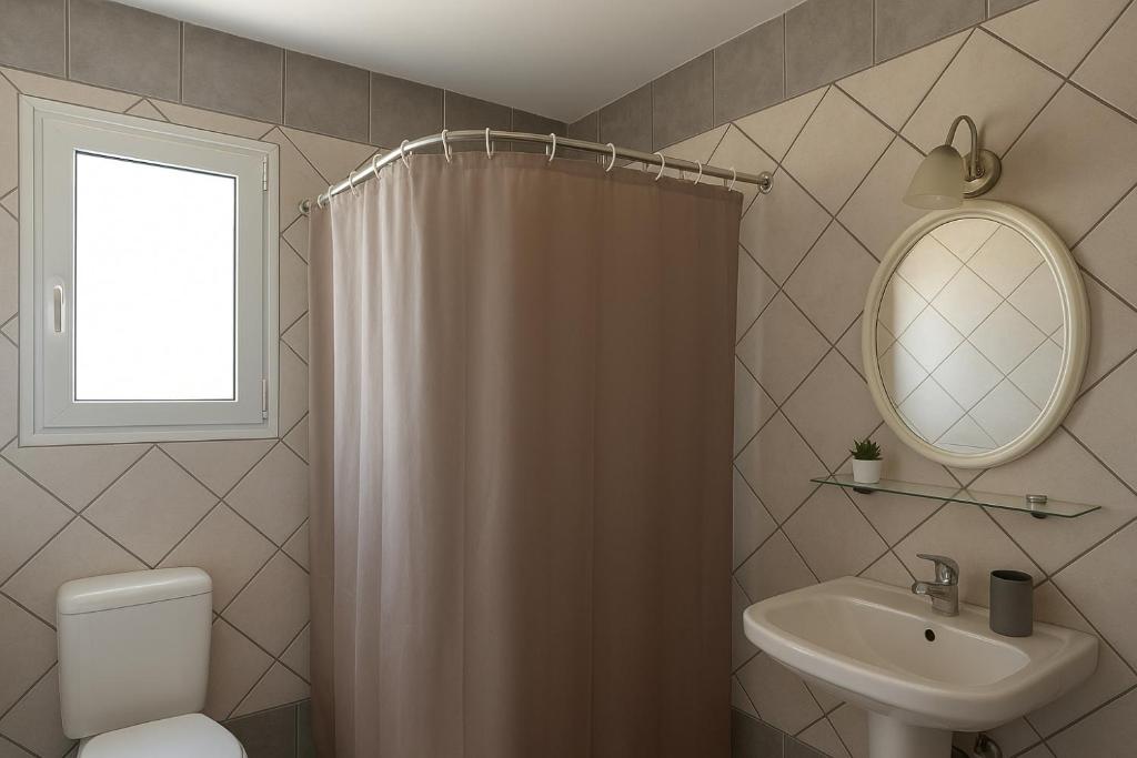 Koupelna v ubytování Panorama Beach