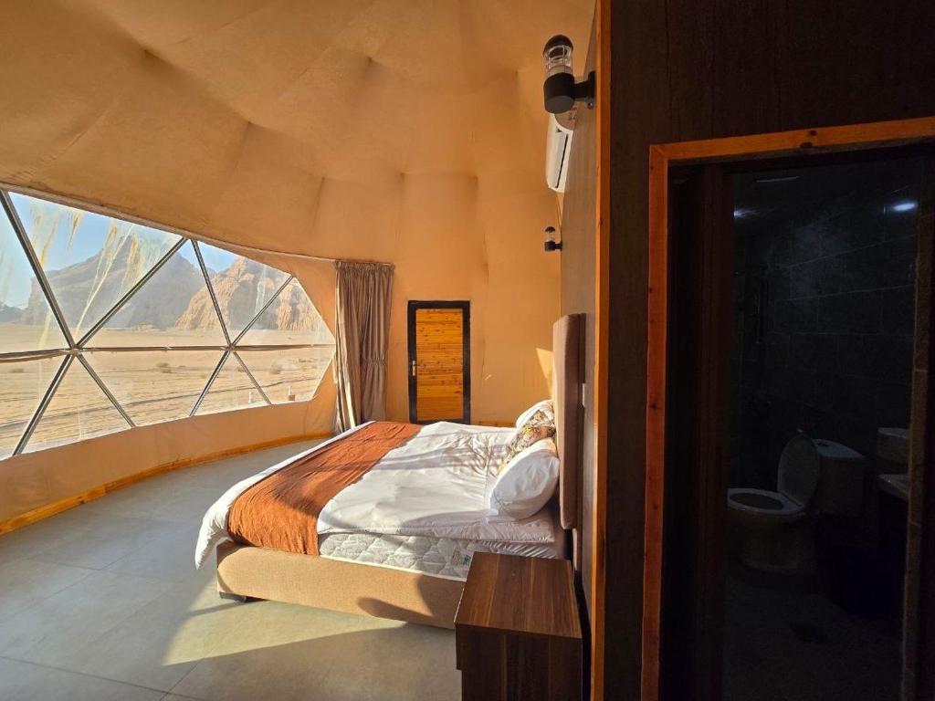 Postel nebo postele na pokoji v ubytování Star Luxury camp