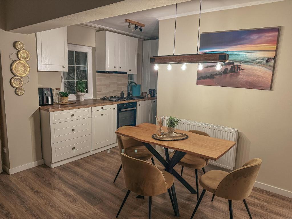 Η κουζίνα ή μικρή κουζίνα στο Centru Carolina