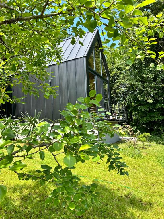 a gazebo in the middle of a yard at Cabin 16 in Čolakovica Potok