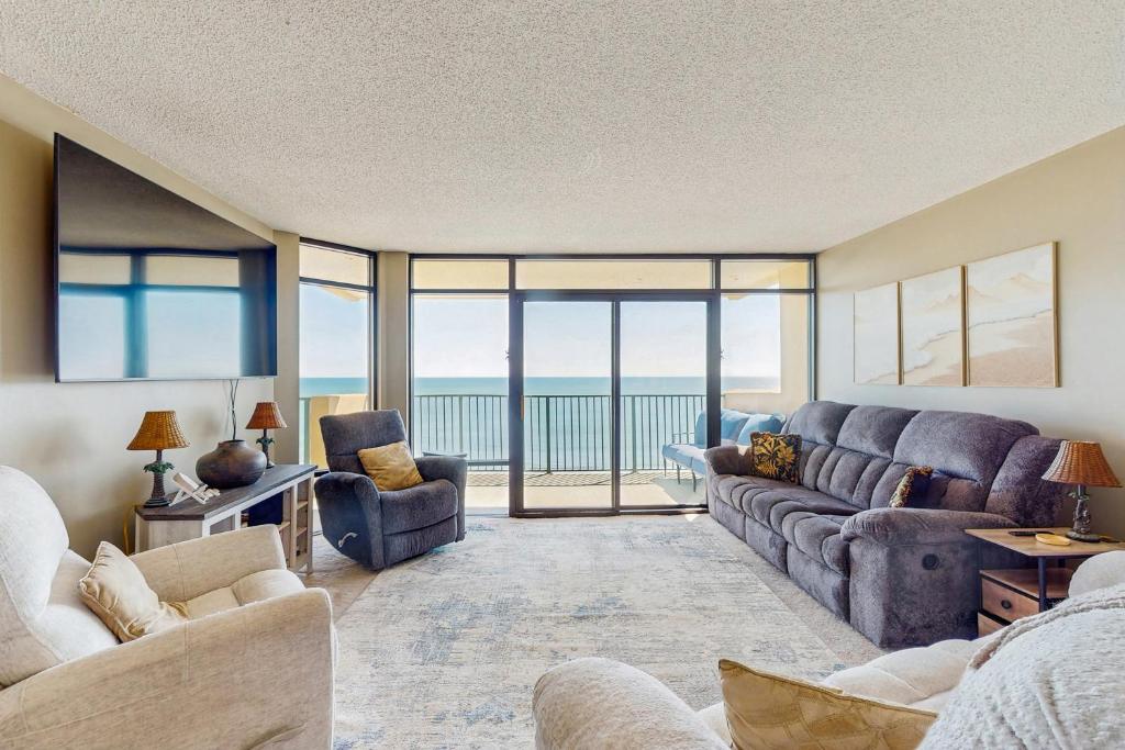 Χώρος καθιστικού στο Verandas 906