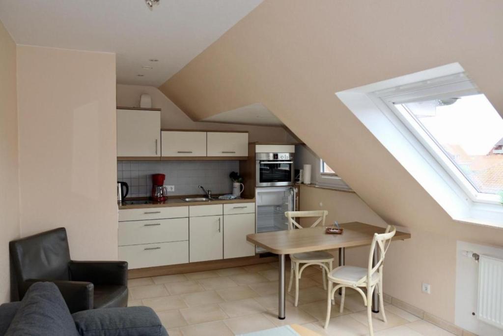 Kuchyň nebo kuchyňský kout v ubytování Meeresgruß