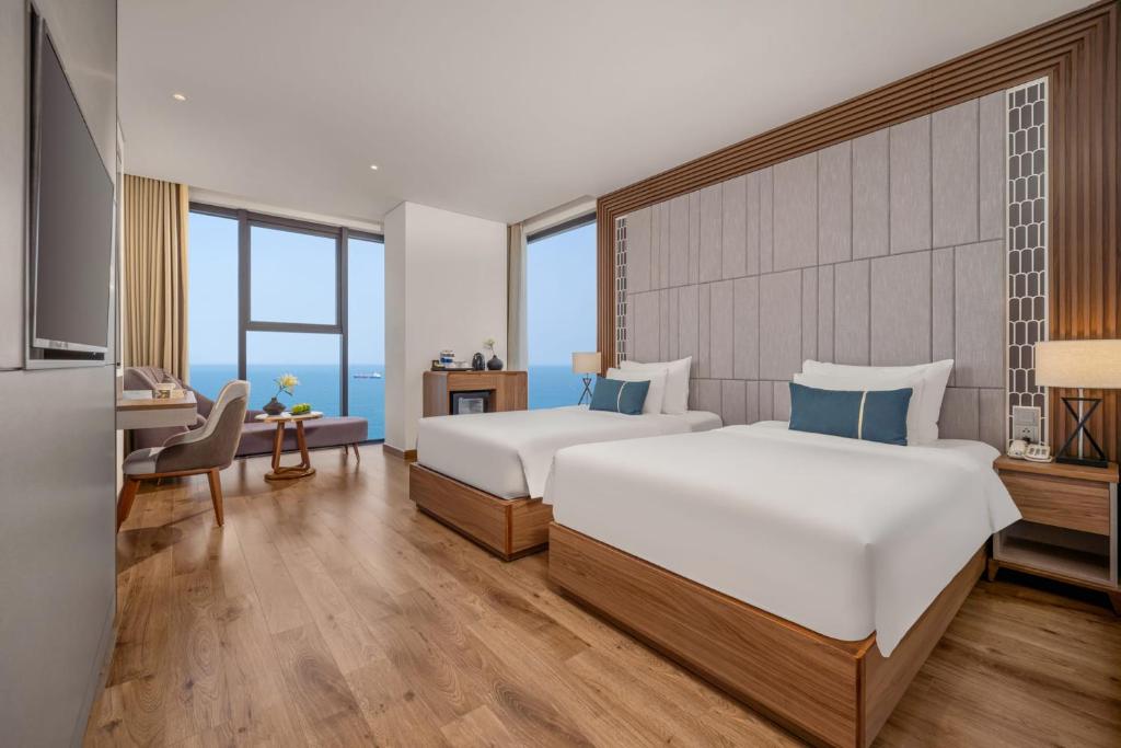 Phòng Executive 2 Giường Đơn Nhìn Ra Biển - Bao Gồm Trà Chiều