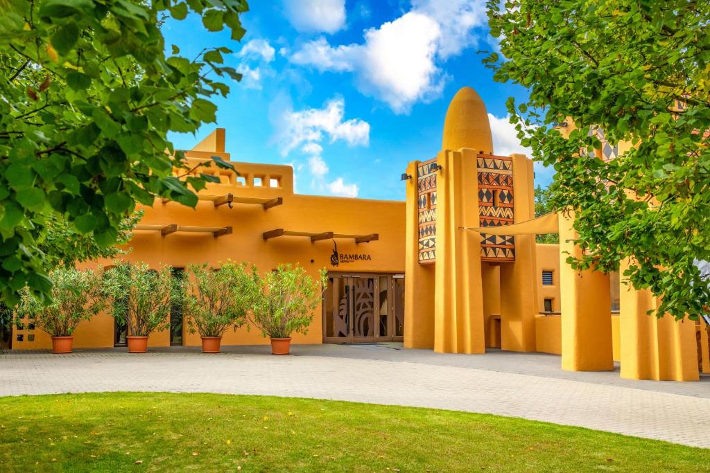 Bygningen som hotellet ligger i