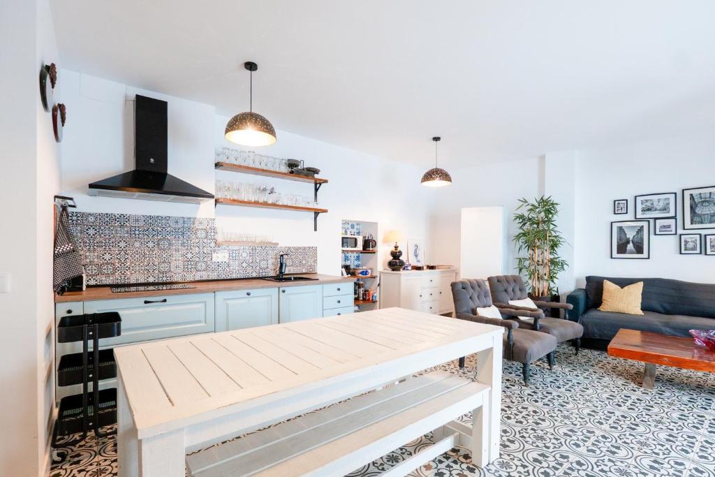 Kuchyň nebo kuchyňský kout v ubytování Casa Típica con Terraza