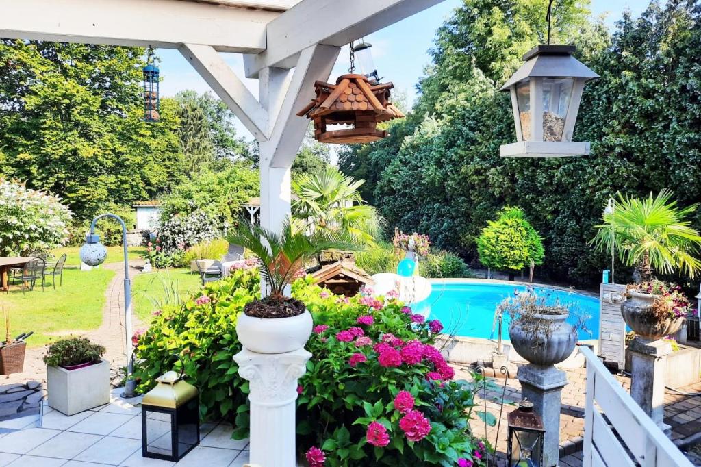 Zahrada ubytování Gast Wohnung im Grünen Casa Weige