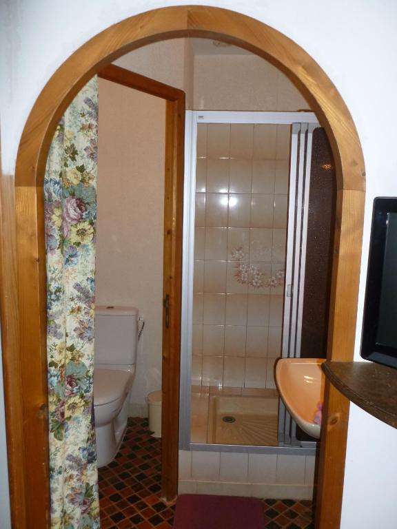 Koupelna v ubytování Manoir de la Foulerie