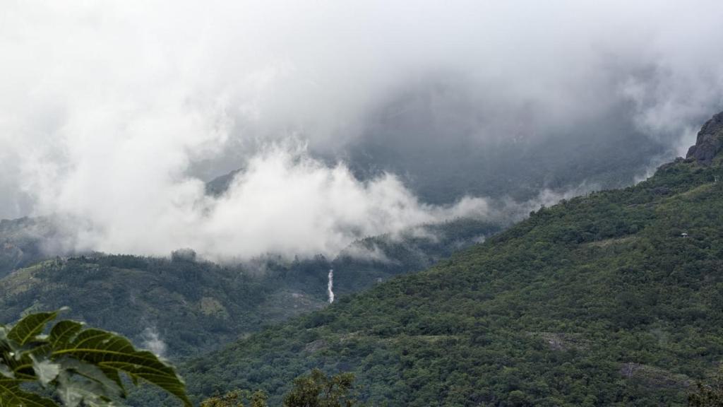Naturlandskabet i nærheden af campingpladsen