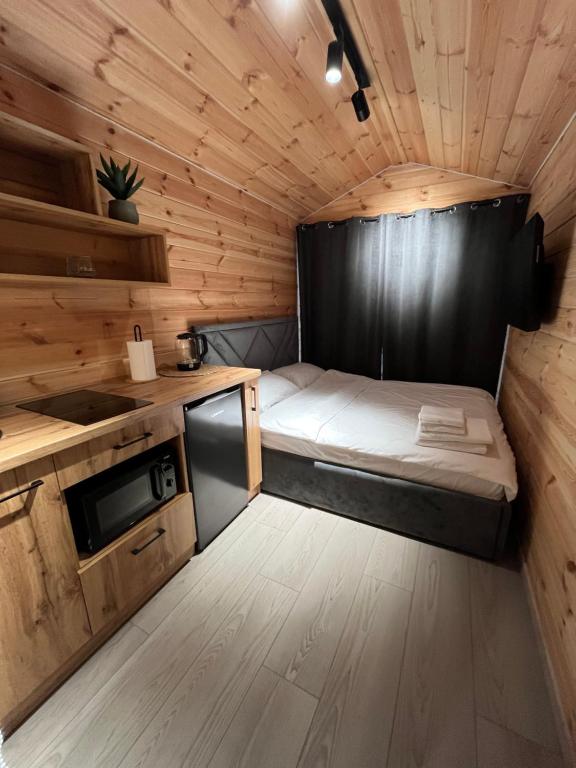 Postel nebo postele na pokoji v ubytování Fazenda