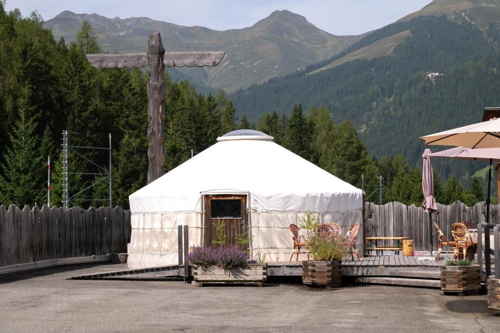 Γενική θέα στο βουνό ή θέα στο βουνό από  αυτό το bed & breakfast