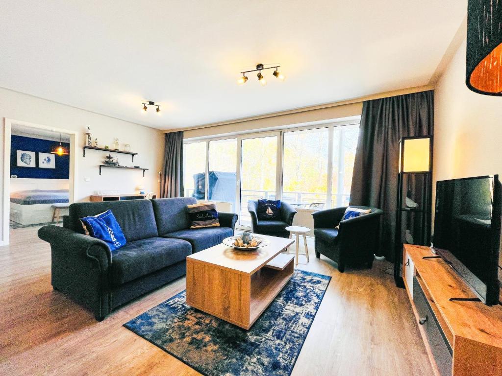 Μια τηλεόραση ή/και κέντρο ψυχαγωγίας στο Residenz Seestern Wohnung 40