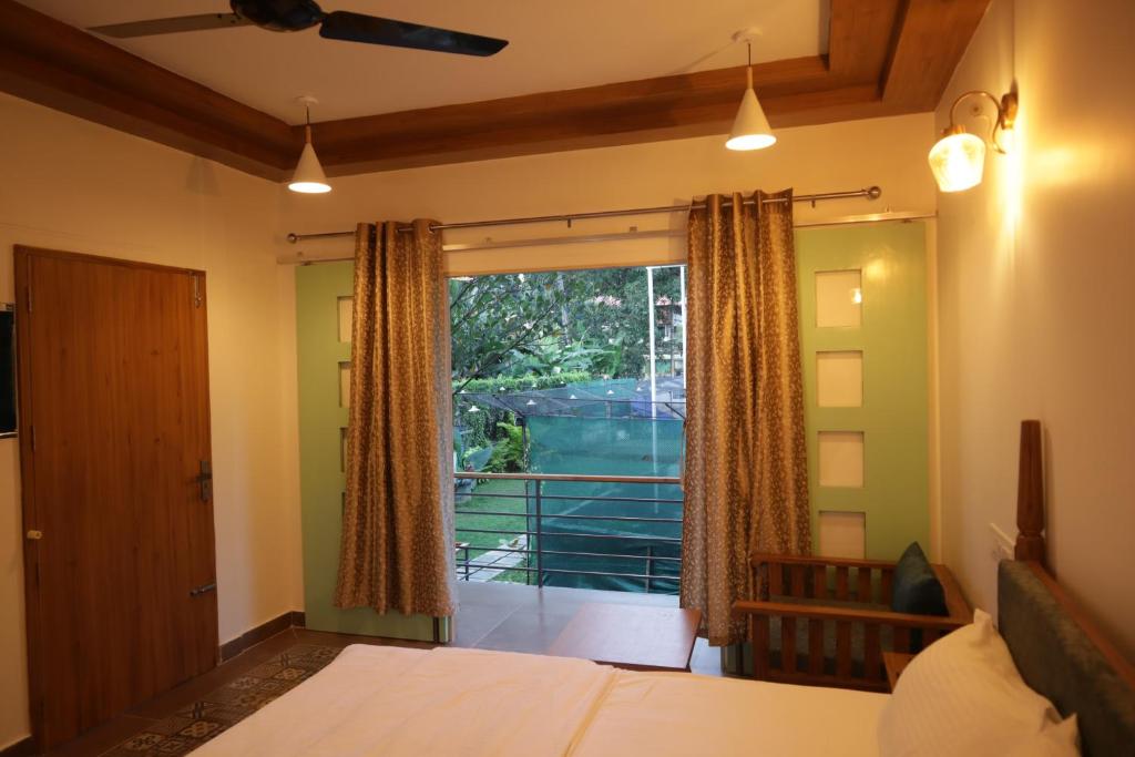 Postel nebo postele na pokoji v ubytování Castle DAK