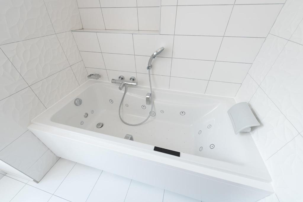 Koupelna v ubytování Logis Grand Hôtel Des Bains