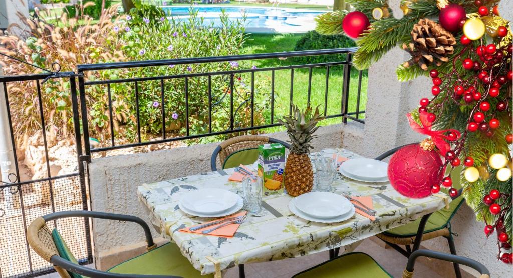 Balkón nebo terasa v ubytování Flamingo by Fidalsa