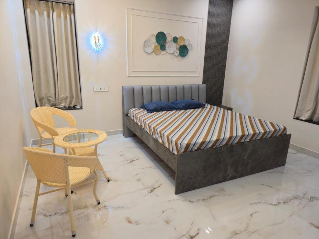 Istumisnurk majutusasutuses Nyra Luxuria where nature feels like home